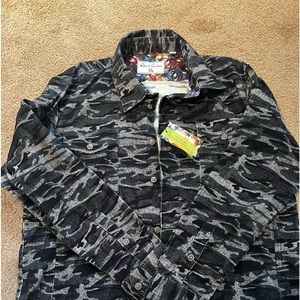 Robert Graham Men's 2XL Grey Lacombe Classic Fit Long Sleeve Button Front Shirt